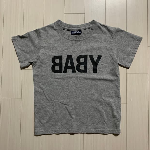 톰스벌스데이 베이비 하프 티셔츠 그레이 1size