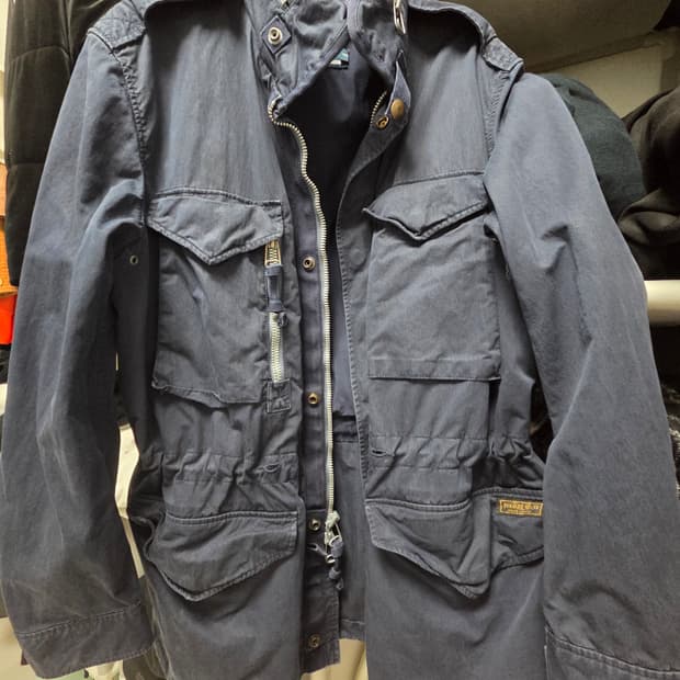 폴로 야상자켓 네이비 M사이즈