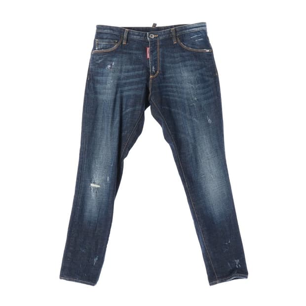 DSQUARED2 디스트로이드 워싱 데님 팬츠 46
