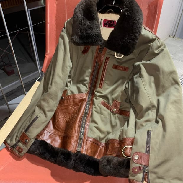 Vintage Lucky Strike Mustang Jacket