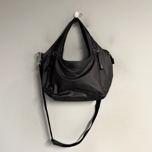 Y’SACCS nylon multi pocket shoulder bag 