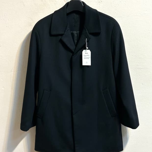 입생로랑 울 캐시미어 블렌드 코트