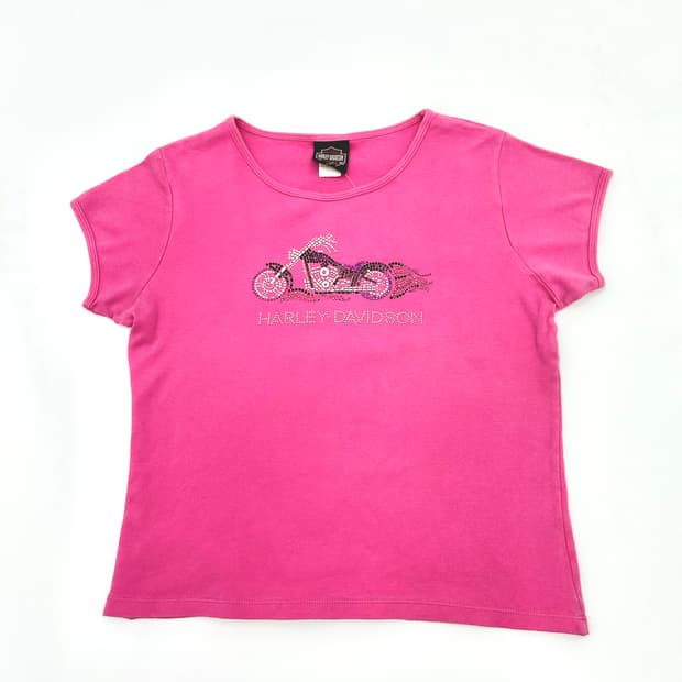 할리데이비슨 우먼 반팔티