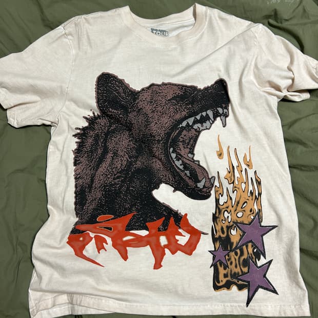 트레비스 스캇 내한 머천 반팔티