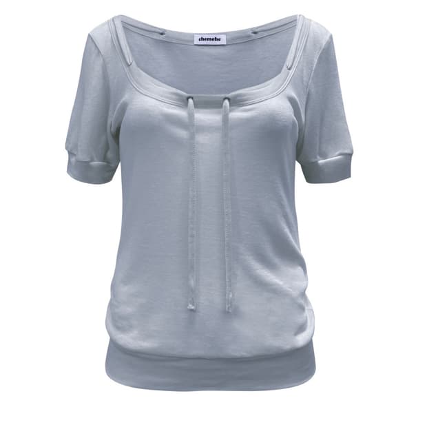 체메씨 LOW-NECK STRAP TOP (SKY)
