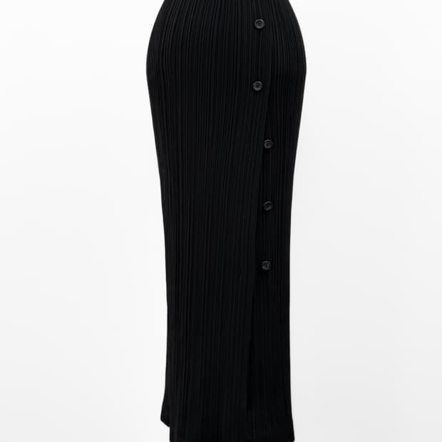 이세이미야케 플리츠 랩 스커트