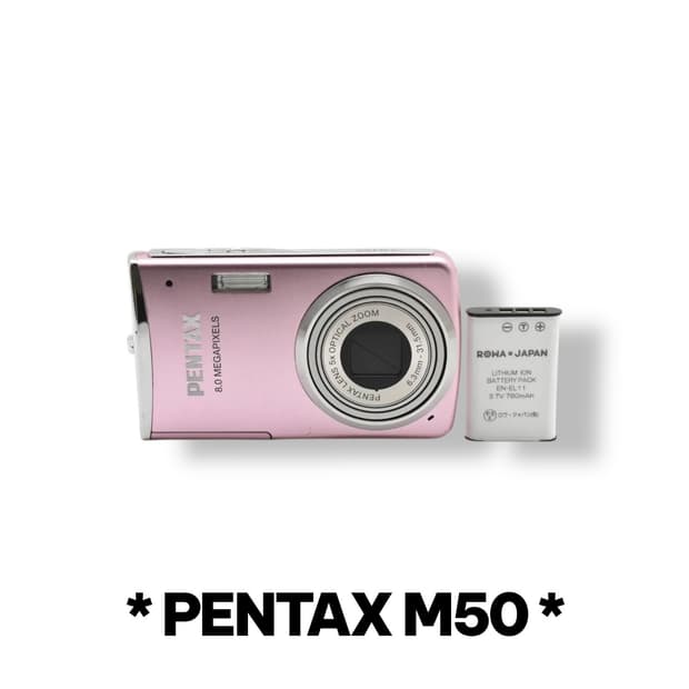 빈티지 디카 카메라 펜탁스 옵티오 M50 핑크