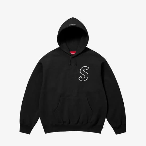 m) 슈프림 25ss S로고 후드