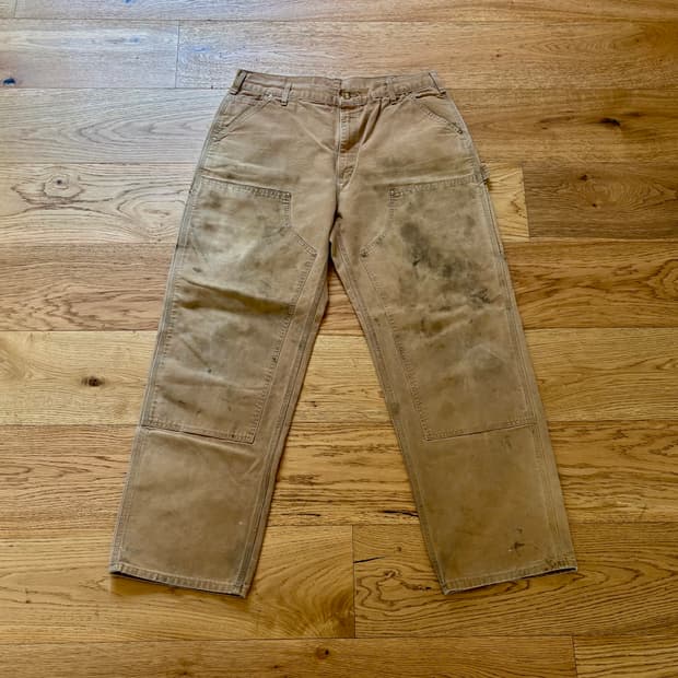 00s 칼하트 더블니 팬츠