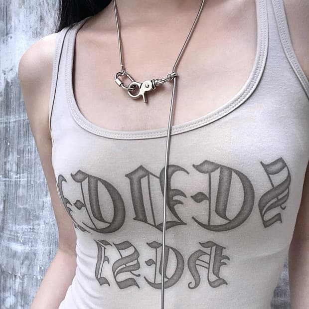 Long Buckle Necklace