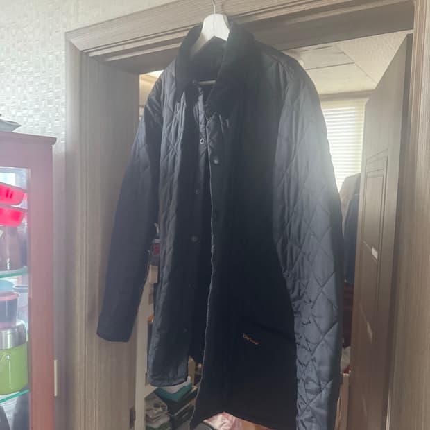 바버 헤리티지 리데스데일 퀼티드 자켓 블랙 XL