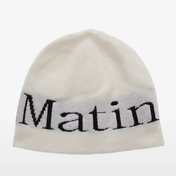 마뗑킴 숏 비니 화이트