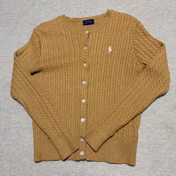 폴로 랄프로렌 케이블 니트 가디건