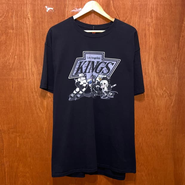 (XL) Hanes 헤인즈 로스엔젤레스 킹스 디즈니 프린팅 반팔티