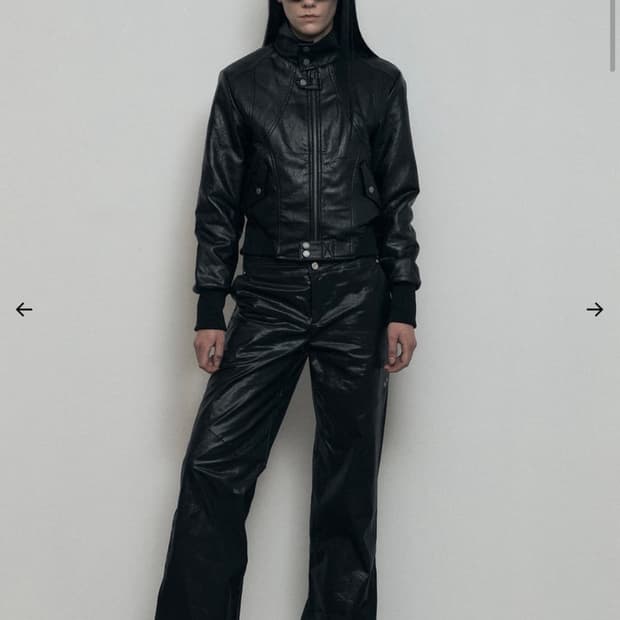 보헤미안서울 하이넥 모토 레더자켓 팜니다