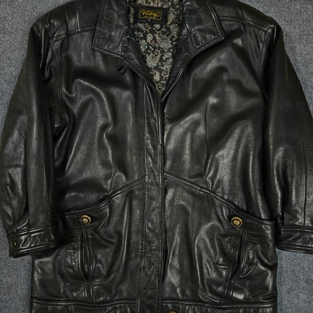 JPN Victory 양가죽 하프코트(급처)