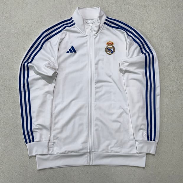 대대장 아디다스 레알 마드리드 축구 유니폼 화이트 블루 흰파 져지