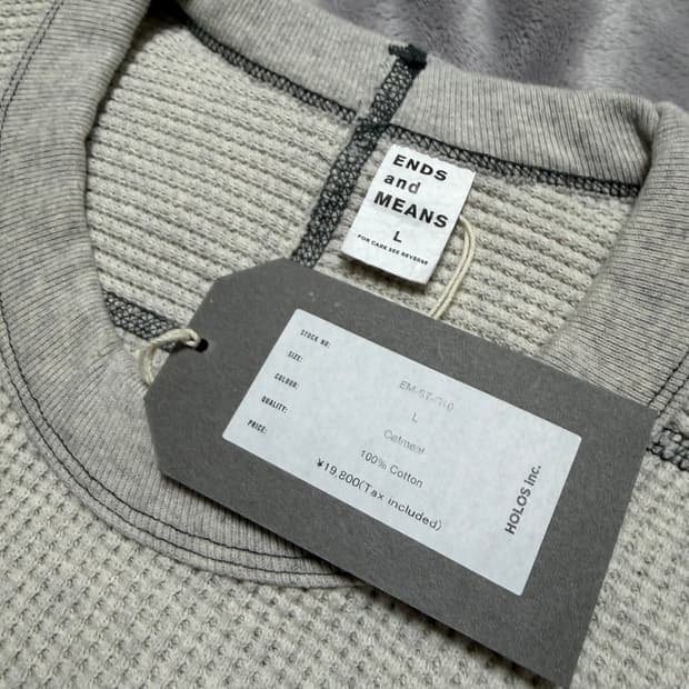 [L] 엔즈앤드민스 와플 써멀 롱슬리브