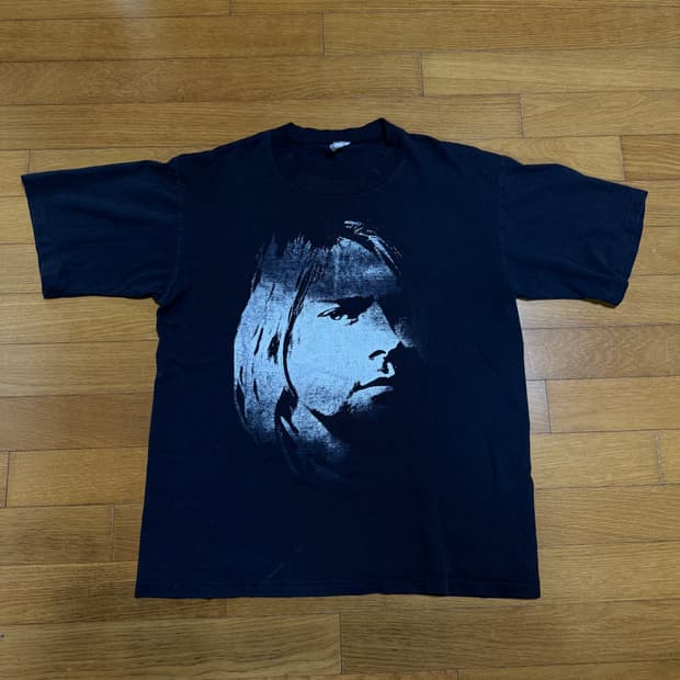 빈티지 90s 커트코베인 티셔츠