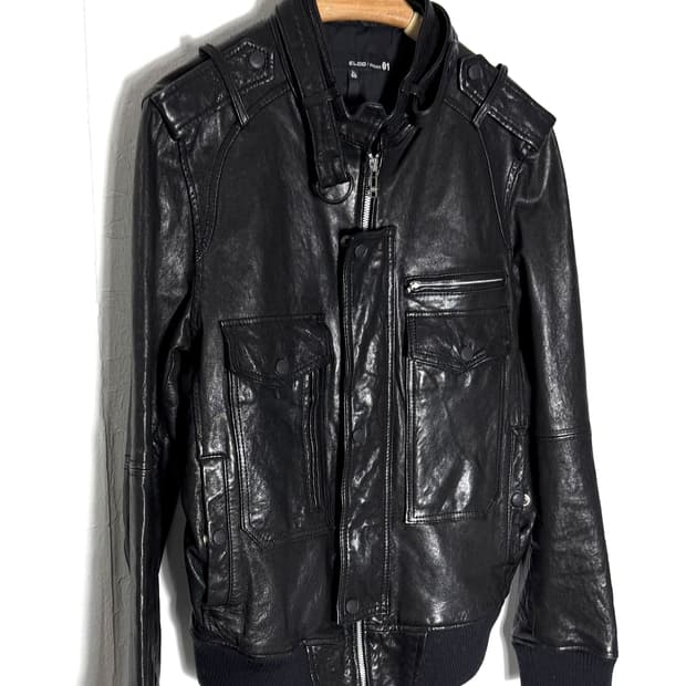 가죽자켓 램스킨 레더자켓 eloq