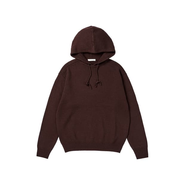 월스와일무브먼트 COMFY KNIT HOODIE (Maroon) 2