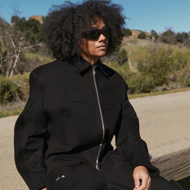 [S] stu 엠보 레이싱 자켓 블랙