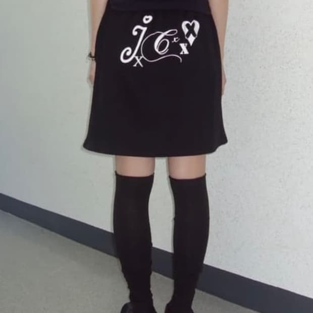 지초이 jx 포켓 스커트 블랙