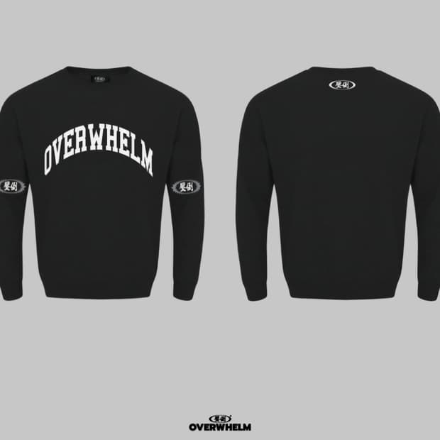 압도 컬리지 아치 맨투맨 미개봉 새상품