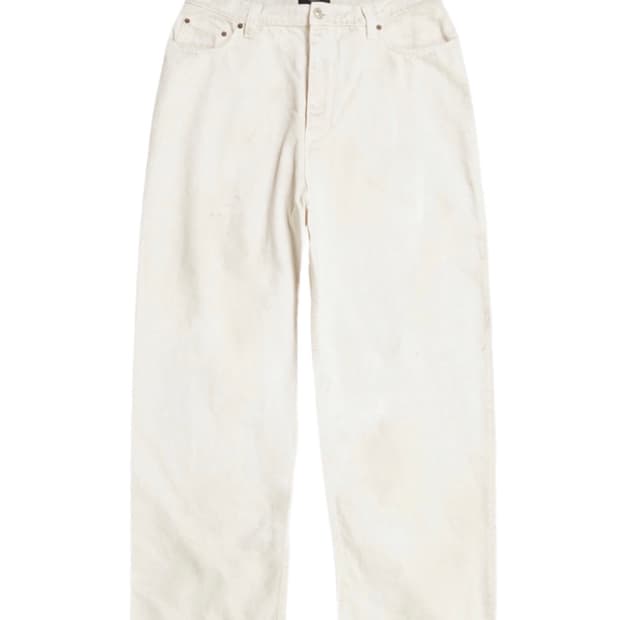 발렌시아가 라지 배기 더티 크림