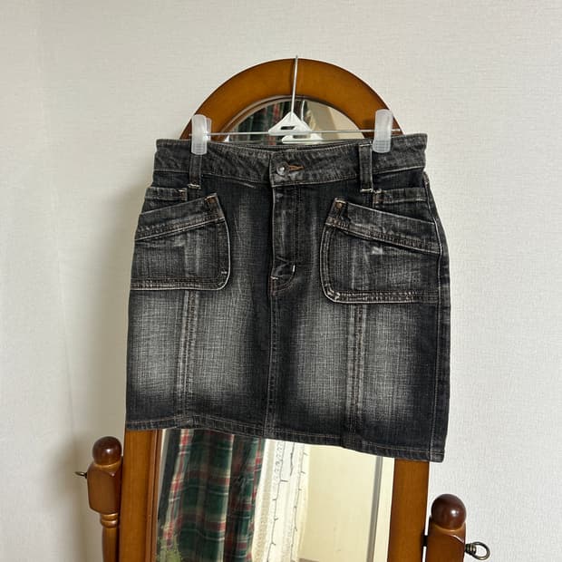 흑청 데님스커트