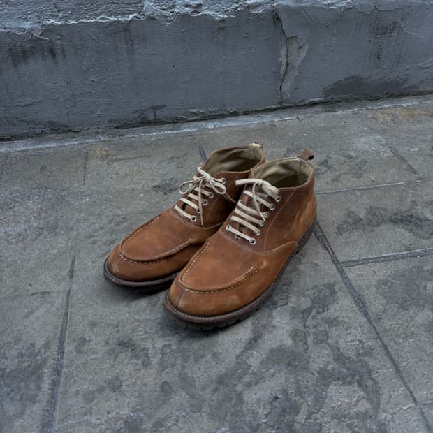 꼼데가르송 옴므 빈티지 스웨이드 워크 부츠