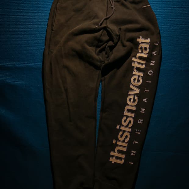 디스이즈네버댓 레터링 스웻 팬츠 M