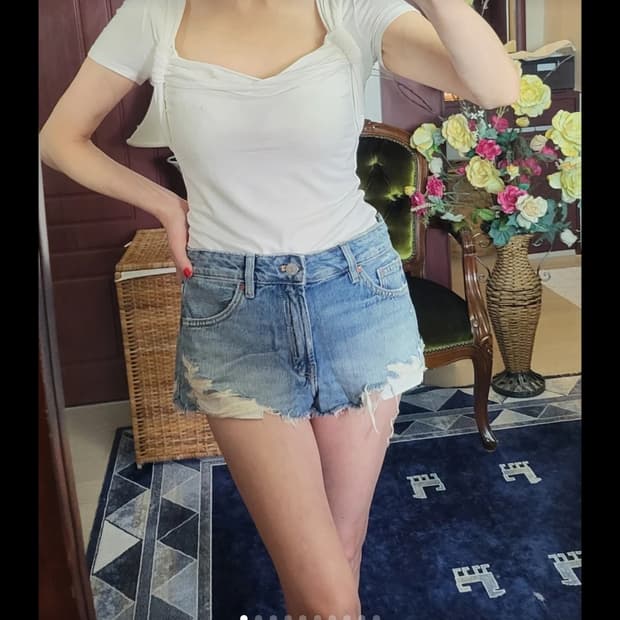 새상 프랑스 모르간 모달 셔츠 