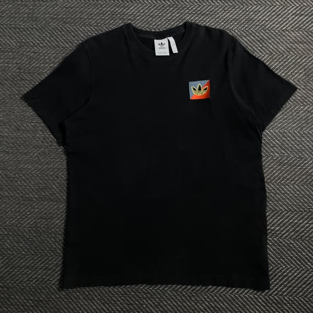 00s 아디다스 파이어버드 다이아고날 엠브로이더리 반팔 o 4373