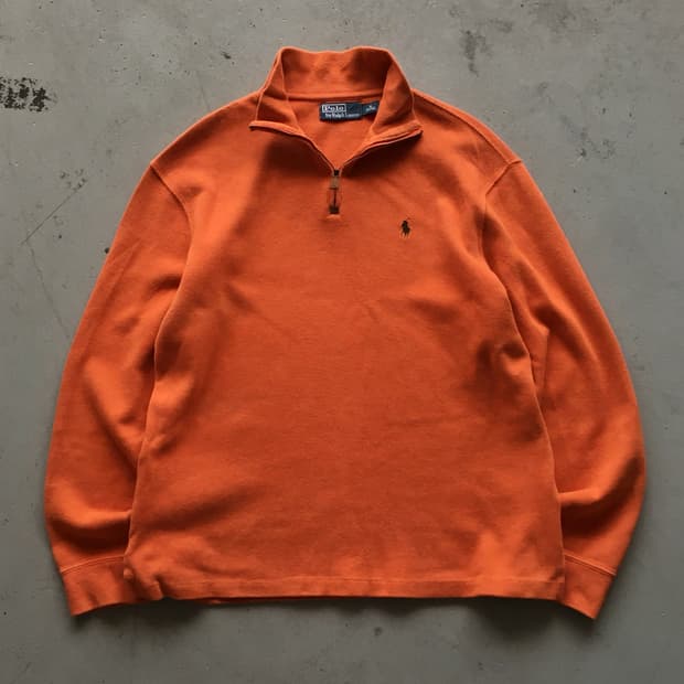 Polo Half Zip-up Knit
