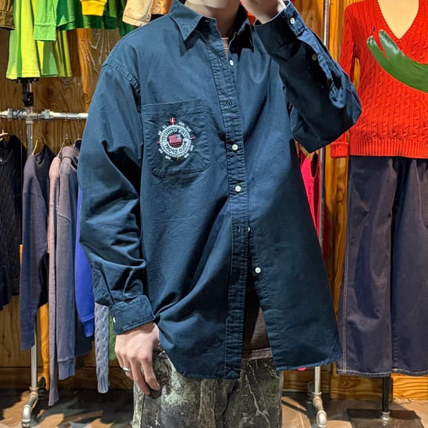 L 폴로랄프로렌 원포켓 로웰 스포츠 블랙 셔츠