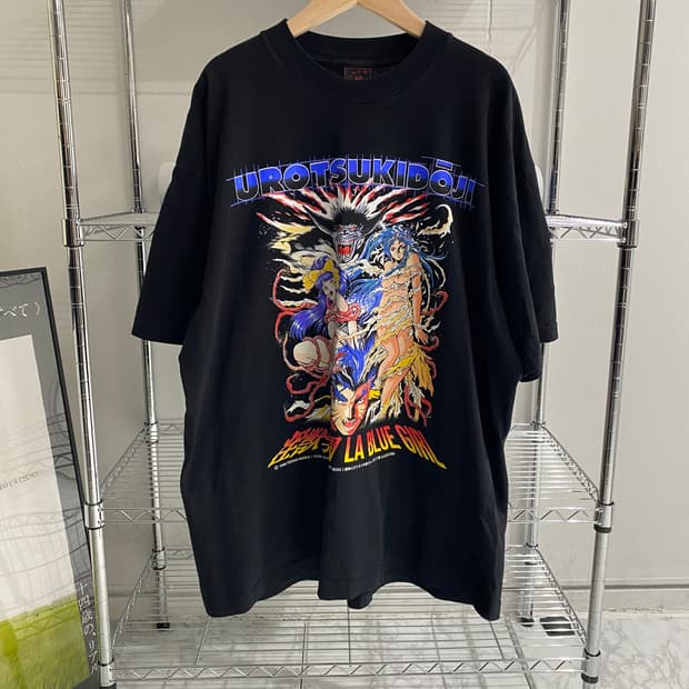 우르츠키동자x라블루걸 토시오 마에다 부틀렉 애니메이션 티셔츠 애니티