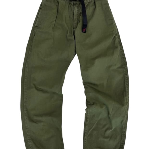 그라미치 스트레이트 팬츠 카키 (S) 