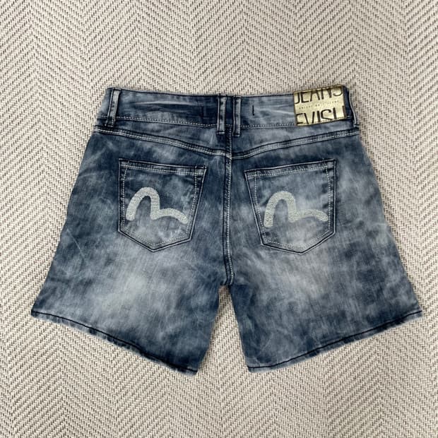 에비수 EVISU 데님 숏팬츠 27