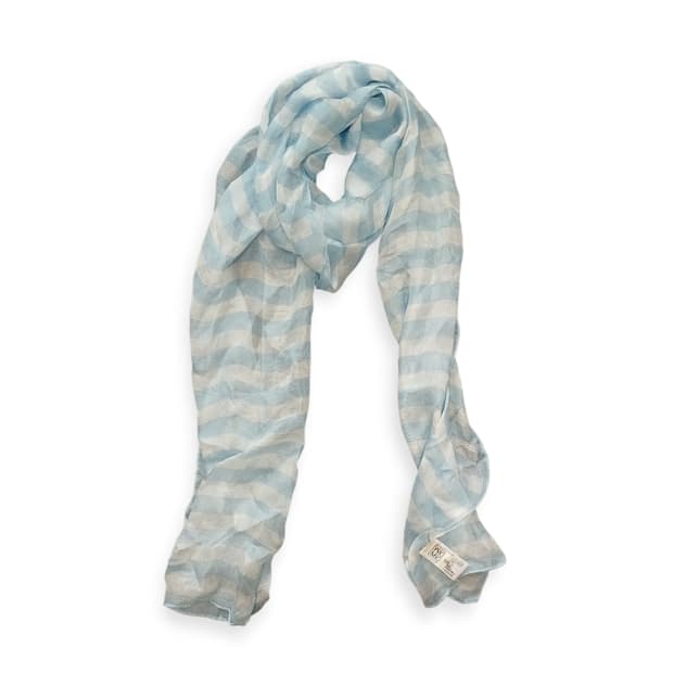 모리걸 줄무늬 실크 스카프 