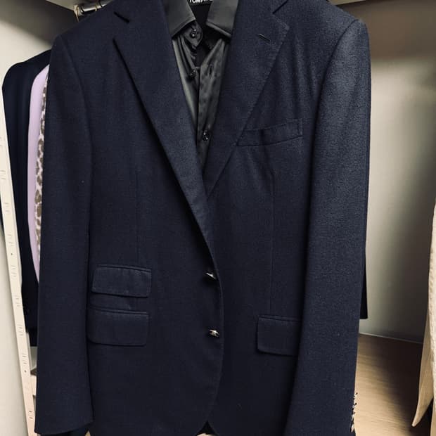 (명작,강추👍)랄프로렌 퍼플라벨 핸드메이드 캐시미어 자켓 블레이져 코트