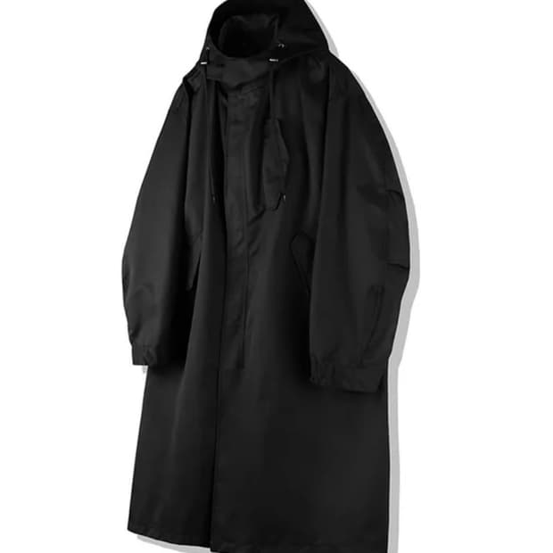 KND M-51 피쉬테일 오버사이즈 코트 블랙 Size M