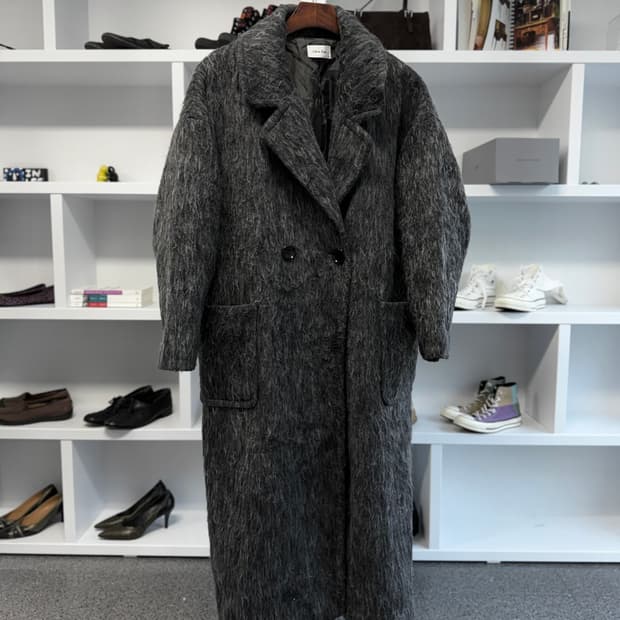 libra cue 샤기 코트