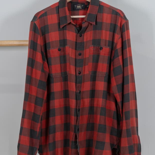RRL 버팔러 체크 셔츠