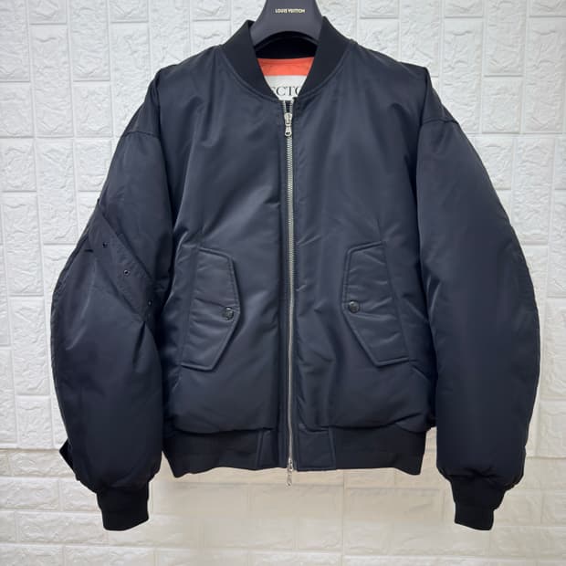 (24FW)렉토 ma-1 나일론 다운 항공 점퍼