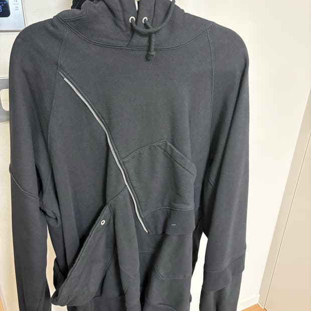 언더커버 지퍼 후디