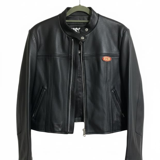 미스치프 양가죽 라이더자켓