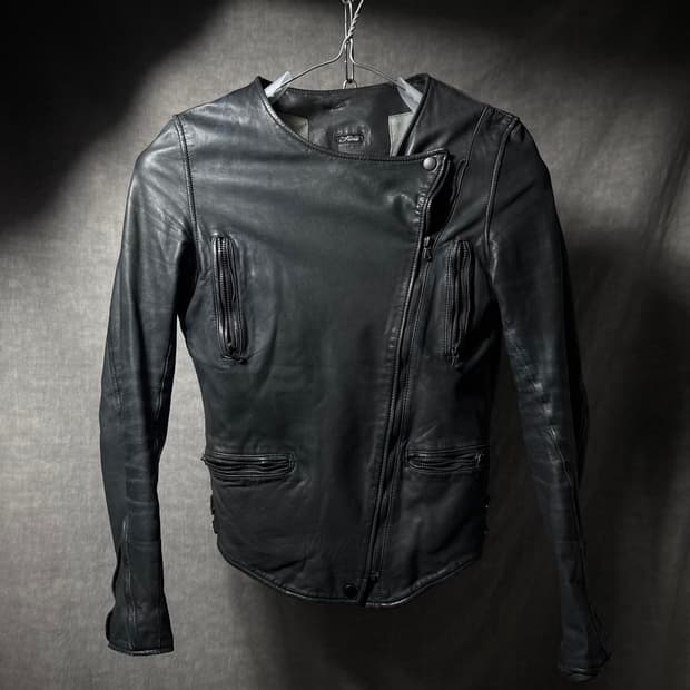 Sisii Asymmetric Leather Jacket 