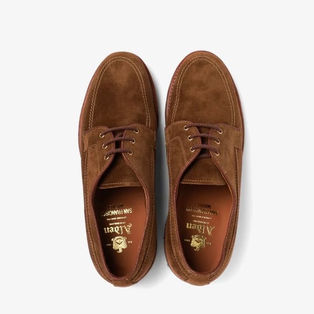 알든 735L Mocc Toe Snuff Suede 9.5D