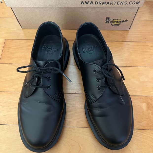 닥터마틴1461 모노 uk5사이즈 235-240 더비슈즈